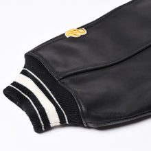 画像をギャラリービューアに読み込む, RocaweaR ロカウェア レザージャケット Vintage Black Rocawear Spellout Leather Bomber Jacket Black ブラック 2XLサイズ 良品 中古 4a001370