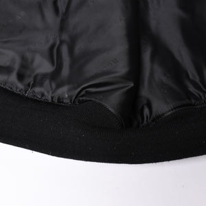 RocaweaR Rocawear Leather Jacket Vintage Black Rocawear Spellout Leather Bomber Jacket Black Black 2XL Size Good Used 4a001370