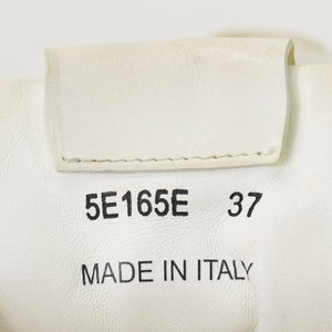 MIU MIU ミュウミュウ × NEW BALANCE ニューバランス スウェード メッシュ 5E165E ベージュ ホワイト 美品 中古 4a001416