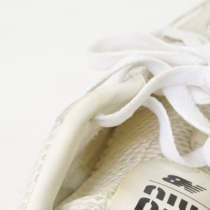MIU MIU ミュウミュウ × NEW BALANCE ニューバランス スウェード メッシュ 5E165E ベージュ ホワイト 美品 中古 4a001416