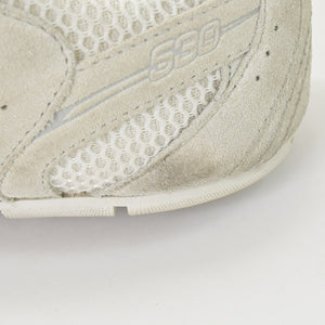 MIU MIU ミュウミュウ × NEW BALANCE ニューバランス スウェード メッシュ 5E165E ベージュ ホワイト 美品 中古 4a001416