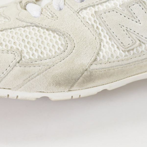 MIU MIU ミュウミュウ × NEW BALANCE ニューバランス スウェード メッシュ 5E165E ベージュ ホワイト 美品 中古 4a001416