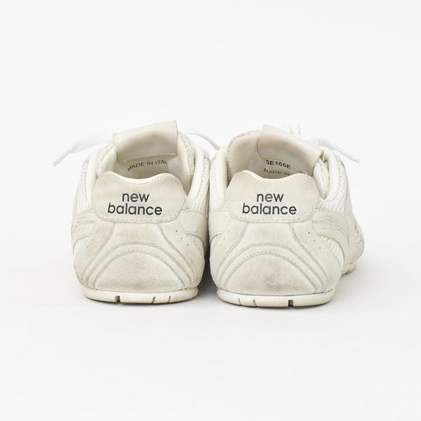 MIU MIU ミュウミュウ × NEW BALANCE ニューバランス スウェード メッシュ 5E165E ベージュ ホワイト 美品 中古 4a001416