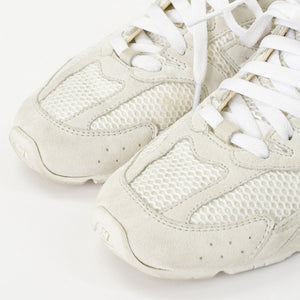 MIU MIU ミュウミュウ × NEW BALANCE ニューバランス スウェード メッシュ 5E165E ベージュ ホワイト 美品 中古 4a001416
