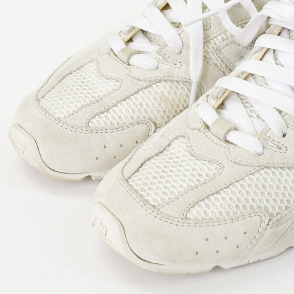 MIU MIU ミュウミュウ × NEW BALANCE ニューバランス スウェード メッシュ 5E165E ベージュ ホワイト 美品 中古 4a001416