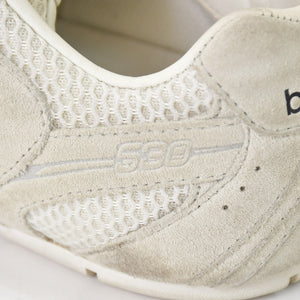 MIU MIU ミュウミュウ × NEW BALANCE ニューバランス スウェード メッシュ 5E165E ベージュ ホワイト 美品 中古 4a001416