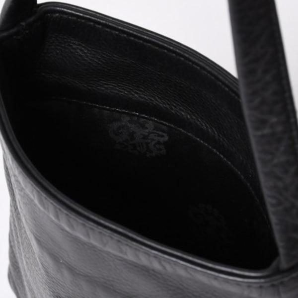 極美品 CHROME HEARTS クロムハーツ DAGGER DRACULA BAG ダガー ドラキュラ ハンドバッグ ダガー装飾 ブラック シルバー925 中古 4a001361