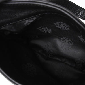極美品 CHROME HEARTS クロムハーツ DAGGER DRACULA BAG ダガー ドラキュラ ハンドバッグ ダガー装飾 ブラック シルバー925 中古 4a001361