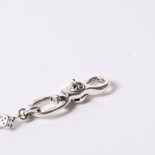 画像をギャラリービューアに読み込む, 極美品 CHROME HEARTS クロムハーツ ダイス DICE 1CRS BALL SHORT1 2クリップ ショートウォレットチェーン 重量約110.46g 14LINK 中古 4a001343