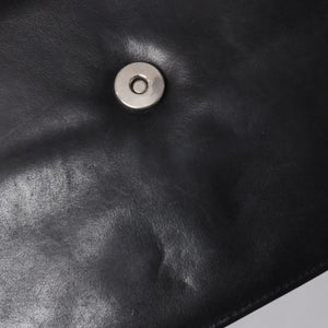 CHROME HEARTS Leather clutch bag Second bag Old model CH cross decoration Dagger Silver 925 Good condition Used 4a001362