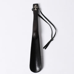 Very good condition CHROME HEARTS SHOE HORN Shoehorn CH Cross Cross Ball Ebony Wood Silver 925 Used 4a001346