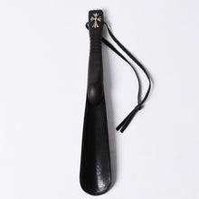 画像をギャラリービューアに読み込む, 極美品 CHROME HEARTS クロムハーツ SHOE HORN シューホーン 靴ベラ CHクロス クロスボール エボニーウッド シルバー925 中古 4a001346