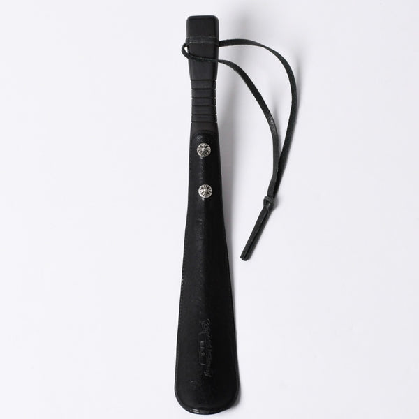 Very good condition CHROME HEARTS SHOE HORN Shoehorn CH Cross Cross Ball Ebony Wood Silver 925 Used 4a001346