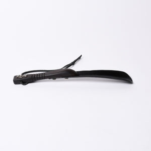 Very good condition CHROME HEARTS SHOE HORN Shoehorn CH Cross Cross Ball Ebony Wood Silver 925 Used 4a001346
