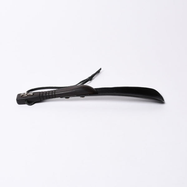 Very good condition CHROME HEARTS SHOE HORN Shoehorn CH Cross Cross Ball Ebony Wood Silver 925 Used 4a001346