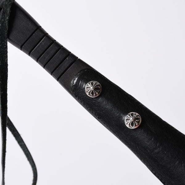Very good condition CHROME HEARTS SHOE HORN Shoehorn CH Cross Cross Ball Ebony Wood Silver 925 Used 4a001346