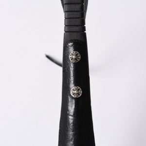 Very good condition CHROME HEARTS SHOE HORN Shoehorn CH Cross Cross Ball Ebony Wood Silver 925 Used 4a001346