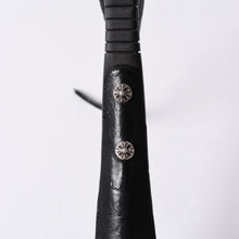画像をギャラリービューアに読み込む, 極美品 CHROME HEARTS クロムハーツ SHOE HORN シューホーン 靴ベラ CHクロス クロスボール エボニーウッド シルバー925 中古 4a001346