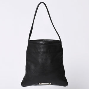 極美品 CHROME HEARTS クロムハーツ DAGGER DRACULA BAG ダガー ドラキュラ ハンドバッグ ダガー装飾 ブラック シルバー925 中古 4a001361