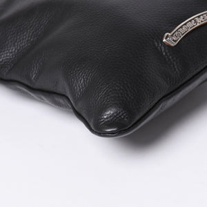 極美品 CHROME HEARTS クロムハーツ DAGGER DRACULA BAG ダガー ドラキュラ ハンドバッグ ダガー装飾 ブラック シルバー925 中古 4a001361