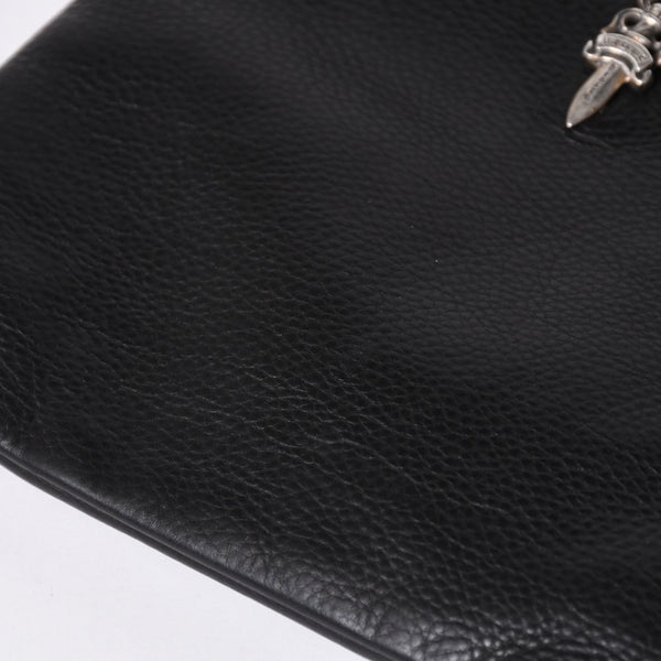 極美品 CHROME HEARTS クロムハーツ DAGGER DRACULA BAG ダガー ドラキュラ ハンドバッグ ダガー装飾 ブラック シルバー925 中古 4a001361