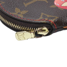 画像をギャラリービューアに読み込む, LOUIS VUITTON ルイヴィトン ポルトモネ ロン コインケース M95043 モノグラム チェリー 村上隆 ゴールド金具 美品 中古 4a001502