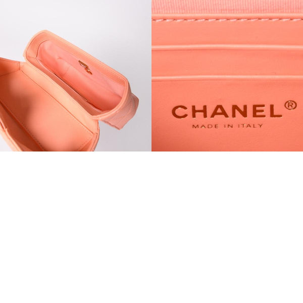 極美品 CHANEL シャネル ヴァニティ チェーンショルダーバッグ 2WAY ランダム番台 ココマーク キャビアスキン ピンク 中古 4a002030