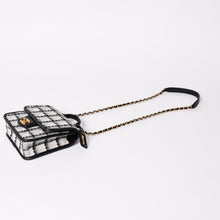 画像をギャラリービューアに読み込む, 新品同様 CHANEL シャネル スモール トップハンドル フラップバッグ AS3652 ランダム番台 ココマーク ツイード レザー マルチカラー 中古 4a001986