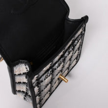 画像をギャラリービューアに読み込む, 新品同様 CHANEL シャネル スモール トップハンドル フラップバッグ AS3652 ランダム番台 ココマーク ツイード レザー マルチカラー 中古 4a001986
