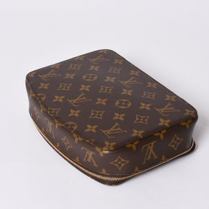 Very Good Condition LOUISVUITTON Monogram Posh Monte Carlo Accessory Case M47350 Brown Used 4a001586