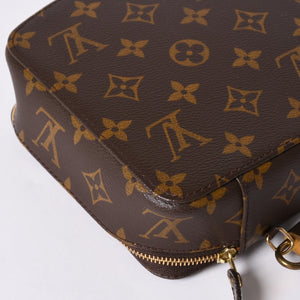 Very Good Condition LOUISVUITTON Monogram Posh Monte Carlo Accessory Case M47350 Brown Used 4a001586
