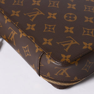Very Good Condition LOUISVUITTON Monogram Posh Monte Carlo Accessory Case M47350 Brown Used 4a001586
