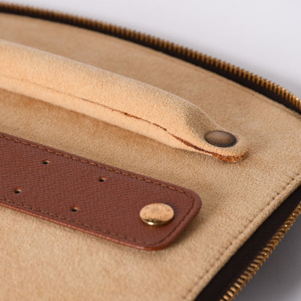 Very Good Condition LOUISVUITTON Monogram Posh Monte Carlo Accessory Case M47350 Brown Used 4a001586