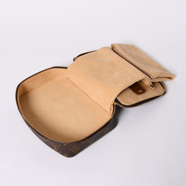 Very Good Condition LOUISVUITTON Monogram Posh Monte Carlo Accessory Case M47350 Brown Used 4a001586