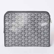 画像をギャラリービューアに読み込む, 新品未使用 ゴヤール GOYARD バッグ ポーチ ジュバンス Jouvence グレー/PVC/レザー シルバー金具 4a001259