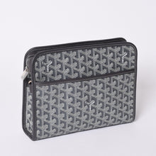 画像をギャラリービューアに読み込む, 新品未使用 ゴヤール GOYARD バッグ ポーチ ジュバンス Jouvence グレー/PVC/レザー シルバー金具 4a001259