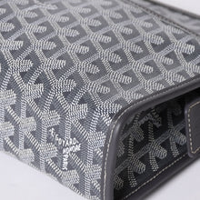 画像をギャラリービューアに読み込む, 新品未使用 ゴヤール GOYARD バッグ ポーチ ジュバンス Jouvence グレー/PVC/レザー シルバー金具 4a001259