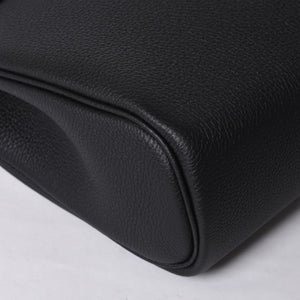 New and unused Hermes Kelly Akkad PM W engraved one shoulder bag black so black monochrome hardware used 4a001334