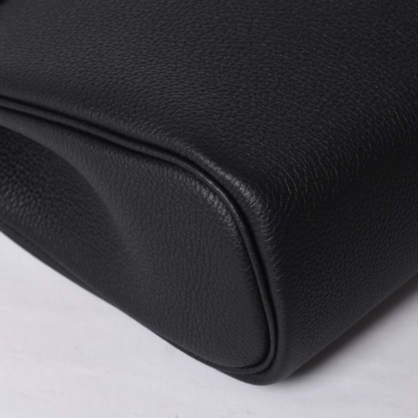 New and unused Hermes Kelly Akkad PM W engraved one shoulder bag black so black monochrome hardware used 4a001334