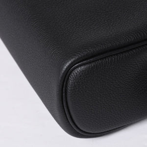 New and unused Hermes Kelly Akkad PM W engraved one shoulder bag black so black monochrome hardware used 4a001334