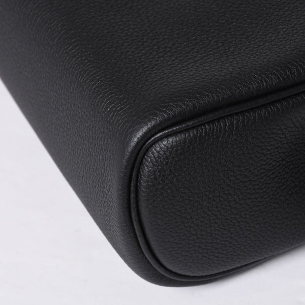 New and unused Hermes Kelly Akkad PM W engraved one shoulder bag black so black monochrome hardware used 4a001334