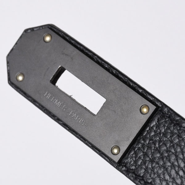New and unused Hermes Kelly Akkad PM W engraved one shoulder bag black so black monochrome hardware used 4a001334