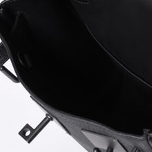 画像をギャラリービューアに読み込む, 新品未使用 エルメス HERMES ケリーアッカドPM W刻印 ワンショルダーバッグ ブラック ソーブラック モノクローム金具 中古 4a001334