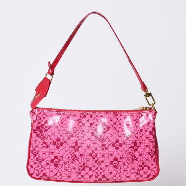 Very good condition LOUIS VUITTON Cosmic Blossom Pochette Cosmic Handbag M93166 Rose Used 4a001459