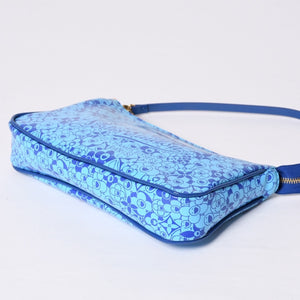 Very good condition LOUIS VUITTON Cosmic Blossom Pochette Cosmic Handbag M93167 Blue Used 4a001459