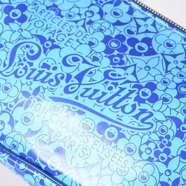 Very good condition LOUIS VUITTON Cosmic Blossom Pochette Cosmic Handbag M93167 Blue Used 4a001459
