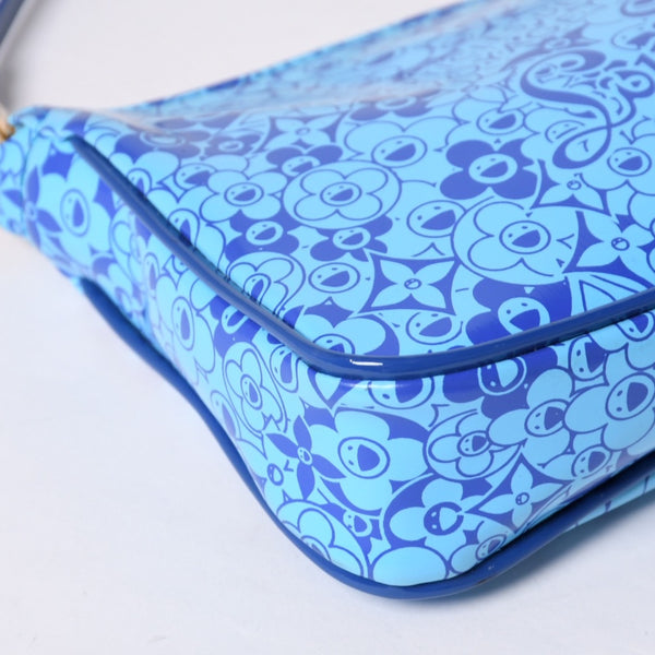 Very good condition LOUIS VUITTON Cosmic Blossom Pochette Cosmic Handbag M93167 Blue Used 4a001459