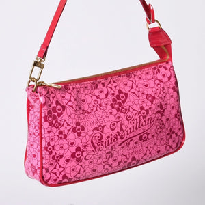 Very good condition LOUIS VUITTON Cosmic Blossom Pochette Cosmic Handbag M93166 Rose Used 4a001459