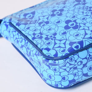 Very good condition LOUIS VUITTON Cosmic Blossom Pochette Cosmic Handbag M93167 Blue Used 4a001459