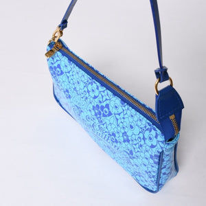 Very good condition LOUIS VUITTON Cosmic Blossom Pochette Cosmic Handbag M93167 Blue Used 4a001459